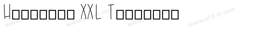 Helsinki XXL Thin字体转换
